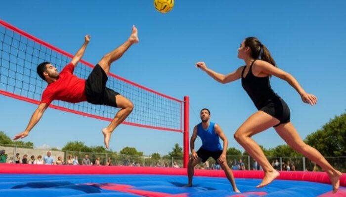 Bossaball: Olahraga Kreatif Gabungan Sepak Bola, Voli, dan Trampolin