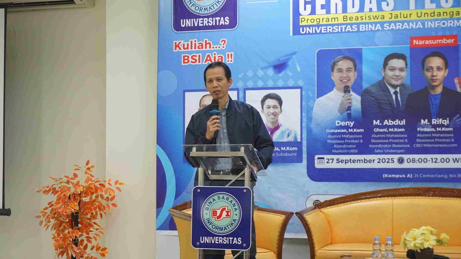 Ketua Yayasan UBSI tegaskan komitmen pendidikan (27/09). | Doc: Istimewa 