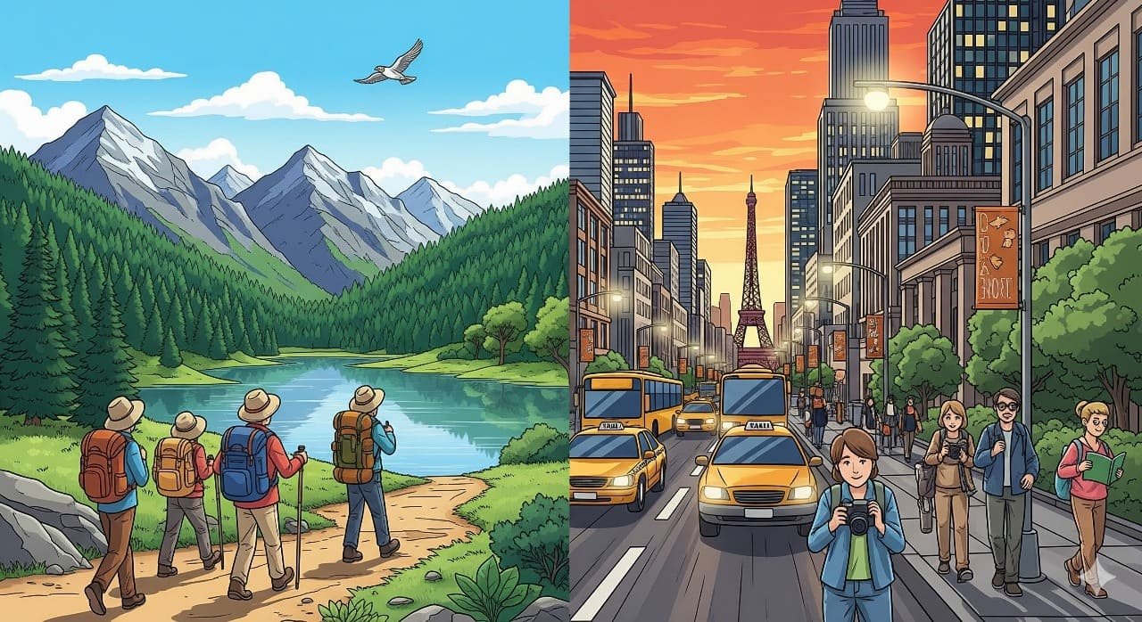 Wisata Alam vs Wisata Kota
