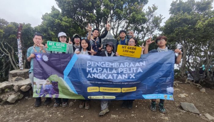 Pengembaraan Angkatan X: Mapala Pelita UBSI Sukabumi Tuntaskan Misi di Gunung Gede Pangrango