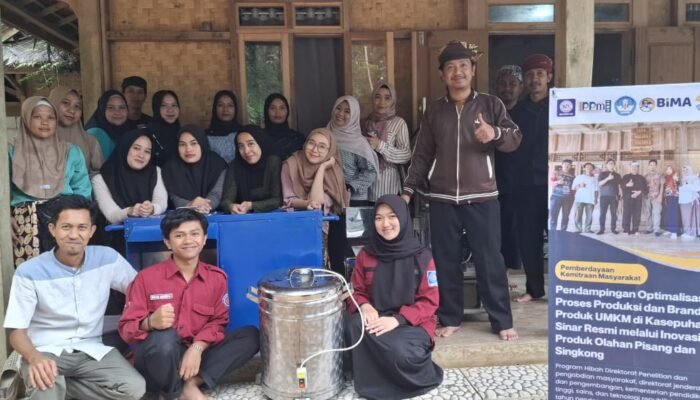 Mesin Produksi Baru dan Pendampingan Tingkatkan UMKM Lokal di Kasepuhan Sinar Resmi