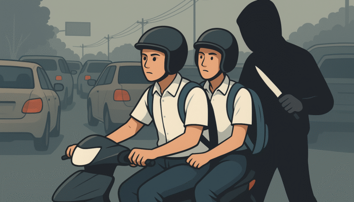 Pelajar SMK di Sukabumi Jadi Korban Pembacokan Saat Berangkat Sekolah