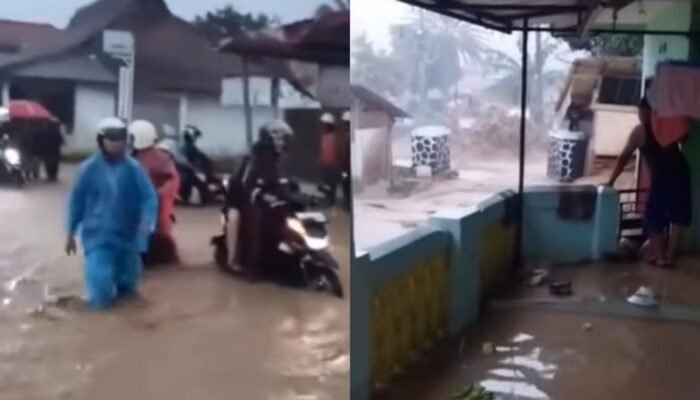 Banjir Bandang Terjang Cisolok Sukabumi, Ratusan Rumah Terendam dan Jalan Nasional Lumpuh