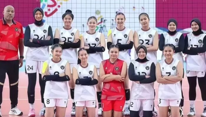 Timnas Voli Putri U-18 Tampil Heroik, Tumbang Tipis dari Iran di Final Asian Youth Games 2025
