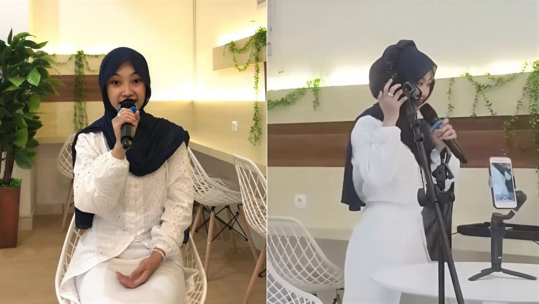 Revalina tampil vokal saat audisi BSI Talent Squad | Doc: Istimewa