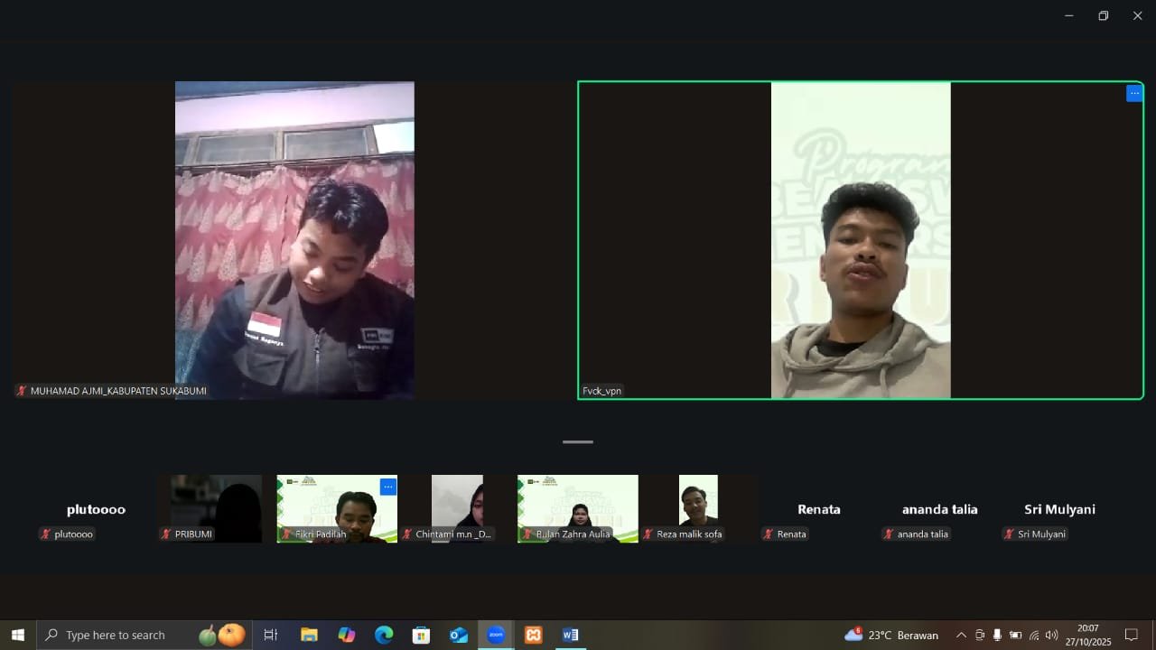 Diskusi interaktif yang disampaikan oleh Vicran Patinailaya Namadullah | Sumber: Doc. Istimewa