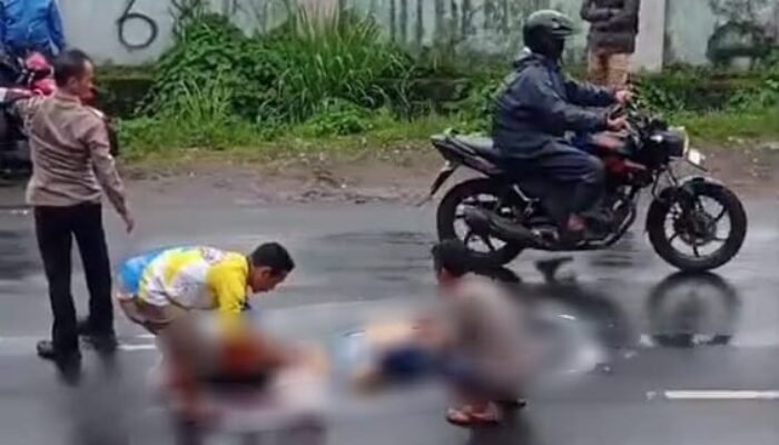 Kecelakaan Maut di Sukabumi, Pengendara Motor Tewas Terjepit Kolong Truk di Cicantayan