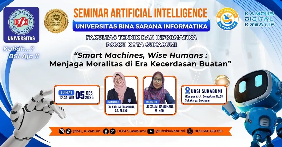 Seminar Artificial Intelligence Siap Kupas Moralitas di Era Kecerdasan Buatan | Doc: Istimewa