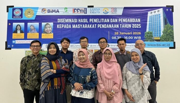 Dorong Budaya Riset, Enam Kelompok Hibah Prodi SIA UBSI Sukabumi Paparkan Hasil Penelitian dan PKM 2025