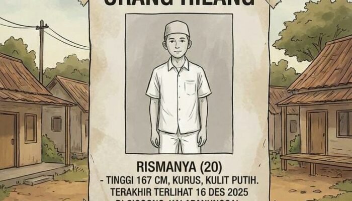 Keluarga Masih Menunggu, Rismanya Dilaporkan Hilang Sejak Desember 2025