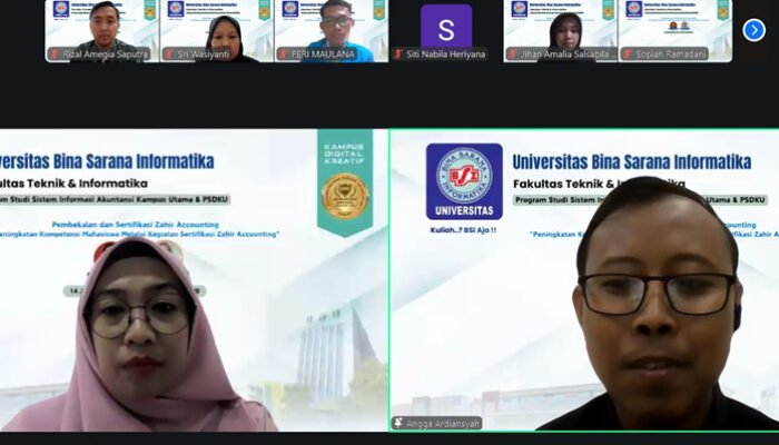 Siapkan Kompetensi Digital Akuntansi, Prodi SIA UBSI Adakan Pembekalan Sertifikasi Zahir