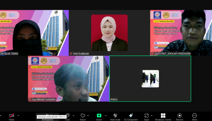 Prodi Sistem Informasi Sukses Gelar Uji Kompetensi Profisiensi Basis Data Bersama Zahir Internasional