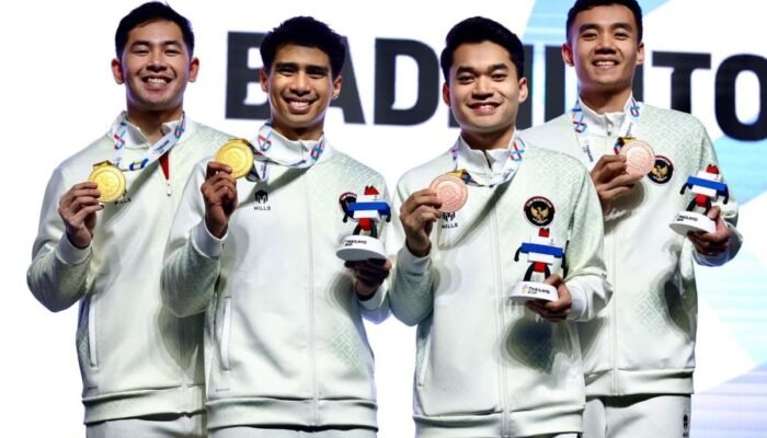 Tim Bulutangkis Indonesia Lampaui Target dengan Tiga Emas di SEA Games 2025