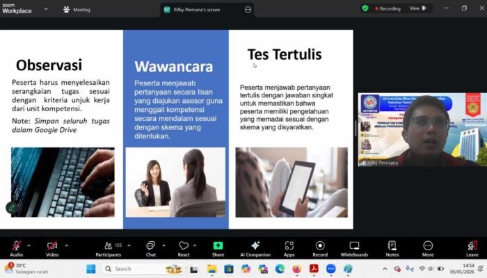 Pembekalan Sertifikasi Teknisi Akuntansi Madya Perkuat Kompetensi Mahasiswa SIA