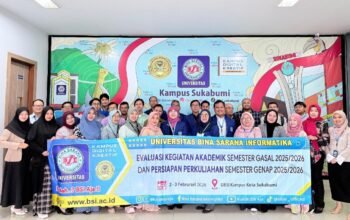 Universitas BSI Kampus Sukabumi Gelar Evaluasi Akademik dan Persiapan Semester Genap 2025/2026