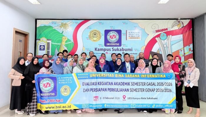 Universitas BSI Kampus Sukabumi Gelar Evaluasi Akademik dan Persiapan Semester Genap 2025/2026