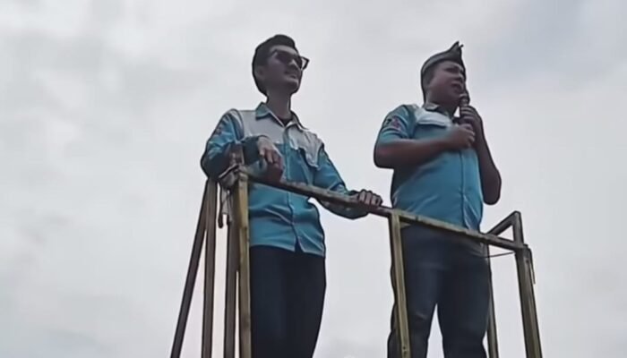 Pekerja PT Muara Tunggal di Cibadak Gelar Aksi Tuntut Pembayaran THR Penuh