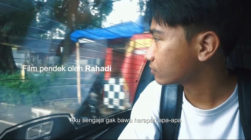 Rahadi Ramdan dalam video reels, yang sukses membawanya meraih Juara II | Doc Istimewa
