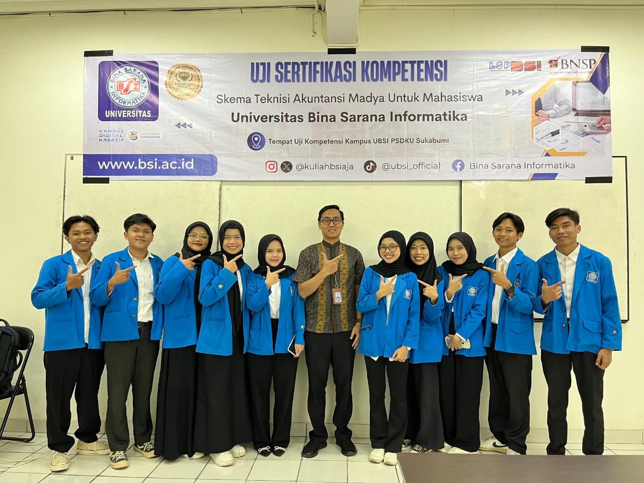 Perkuat Kompetensi Akuntansi, Mahasiswa SIA UBSI Sukabumi Jalani Uji Sertifikasi Nasional | Doc: Istimewa