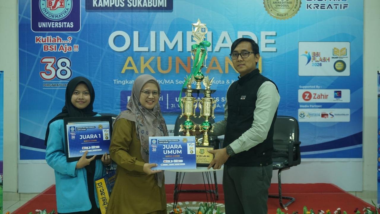 Tunjukan Kualitas! SMKN 2 Kota Sukabumi Kembali Jadi Juara Umum Olimpiade Akuntansi BSI FLASH 2026 | Doc: Istimewa