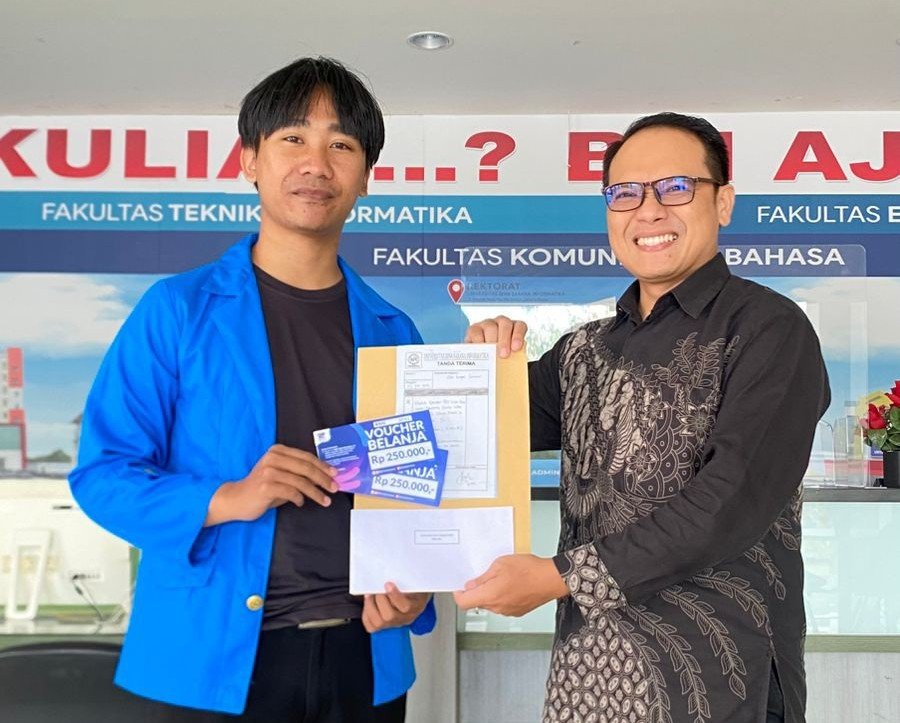 Rahadi Ramdan Harumkan UBSI Sukabumi, Juara II Lomba Video | Doc. Istimewa