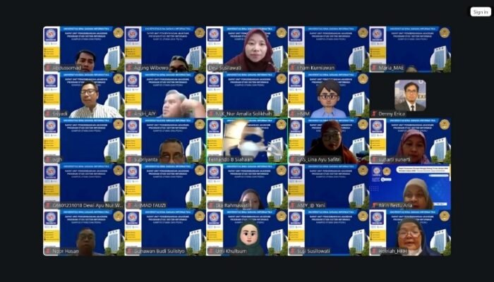 Program Studi Sistem Informasi UBSI Gelar Rapat Unit Pengembangan Akademik Bersama Kampus Utama dan PSDKU