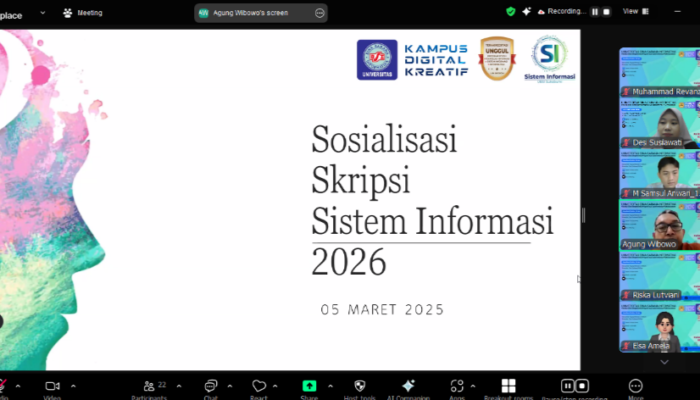 Prodi Sistem Informasi Universitas BSI Sukabumi Sosialisasikan Outline Skripsi 2026