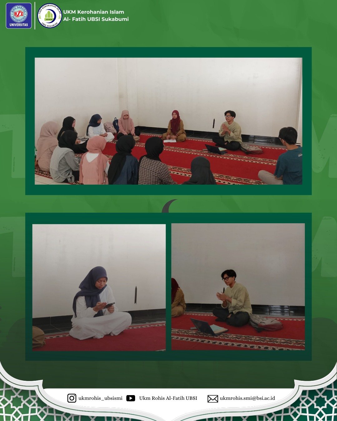 Sesi pemaparan materi dalam kegiatan TANTRUM 2026 yang membahas wudhu sebagai bentuk persiapan spiritual sebelum salat. | Doc. Istimewa