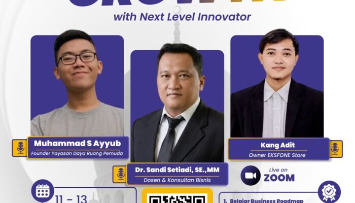 Webinar Gratis “Ramadhan Growth”, Next Level Innovator Ajak Anak Muda Bangun Mindset Bisnis