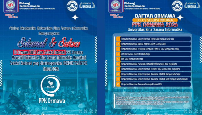 HIMASA UBSI Sukabumi Lolos Seleksi Internal PPK Ormawa 2026, Siap Kembangkan Desa Wisata