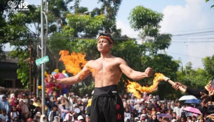 Semarak Karnaval Budaya Meriahkan HUT ke-112 Sukabumi