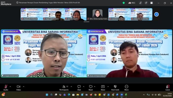 Prodi SIA UBSI Sukabumi Selaraskan Persepsi Dosen Pembimbing Tugas Akhir Tahun 2026