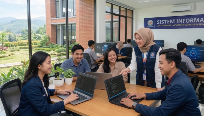 Ini yang Bikin Mahasiswa Betah Kuliah Sistem Informasi di Universitas Bina Sarana Informatika Sukabumi