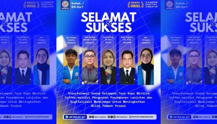 UBSI Sukabumi Raih Hibah Pengabdian 2026, Dorong Transformasi Usaha Kopi Berbasis Digital