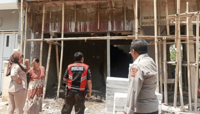 Buruh Bangunan Tersengat Listrik di Sukabumi