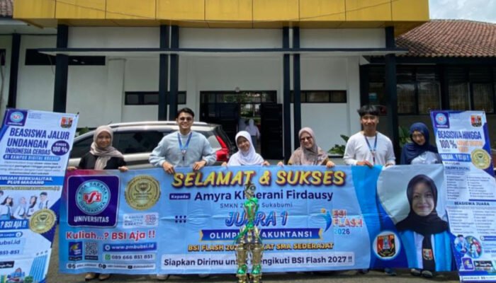 Prestasi Gemilang! Siswi SMKN 2 Sukabumi Taklukkan Olimpiade Akuntansi BSI Flash