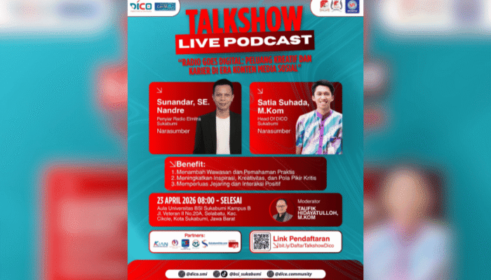 Talkshow Podcast Bahas Peluang Karier Digital di Sukabumi