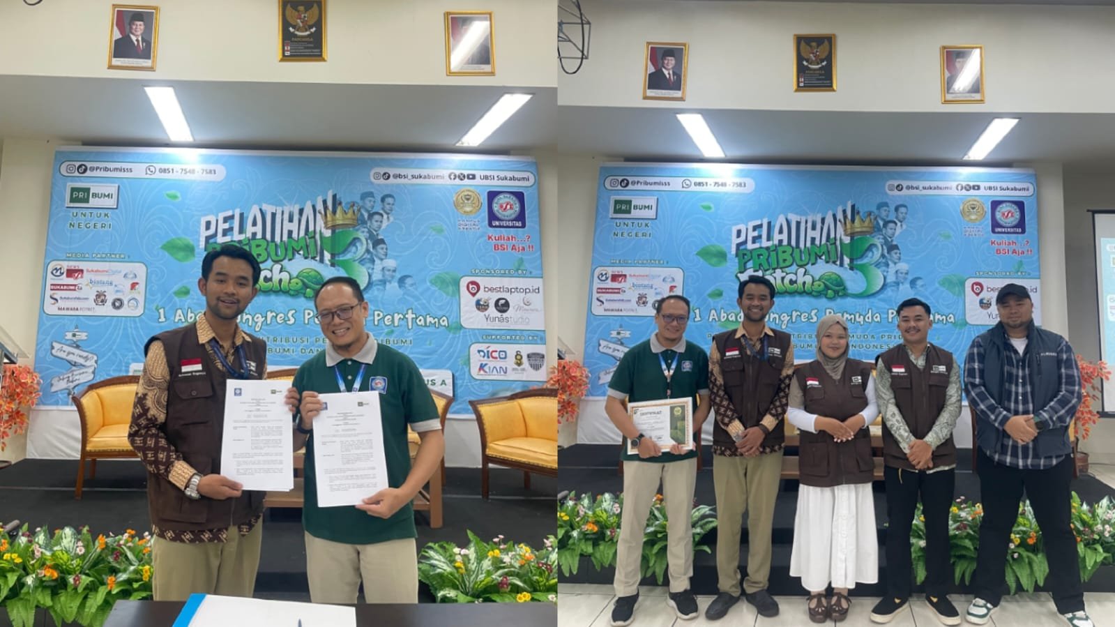 Kolaborasi Yayasan Pribumi dan UBSI Sukabumi Dorong Pengembangan SDM Pemuda Unggul | Doc. Istimewa