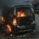 Angkot Jurusan Cibadak-Cibatu Hangus Terbakar di Bantar Muncang