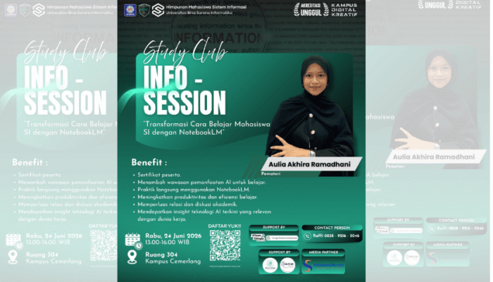 Belajar Lebih Cerdas dengan AI, HIMASI Kenalkan NotebookLM kepada Mahasiswa