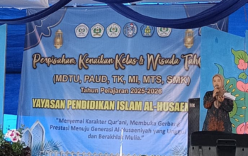 Perpisahan dan Kenaikan Kelas YPI Al-Husaeniyah.
