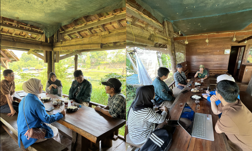 Tim PKM UBSI Sukabumi bersama Wintira Coffee dalam kegiatan Focus Group Discussion (FGD). | Doc: Istimewa