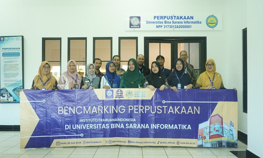 ICBI Kunjungi Universitas BSI Sukabumi dalam Benchmarking Perpustakaan, Soroti Inovasi Layanan Digital dan Penguatan Literasi Kampus