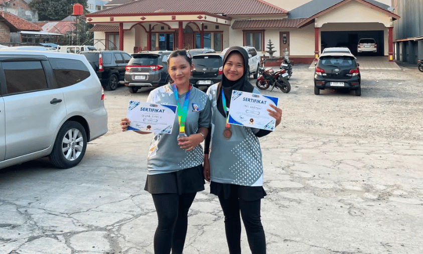 Kekompakan Antar Pasangan Antar Ina dan Devina Antar Juara 3 Ganda Putri TEMANA UBSI CUP 2026 | Doc. Istimewa