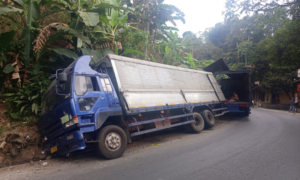Kecelakaan Truk di Bantargadung, Diduga Akibat Rem Blong