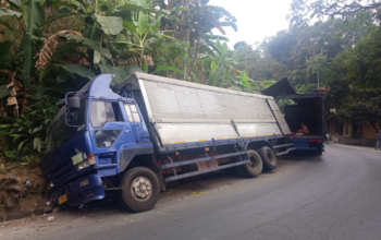 Kecelakaan Truk di Bantargadung, Diduga Akibat Rem Blong