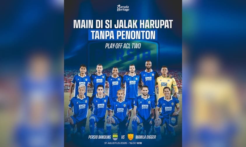 Resmi! Duel Persib vs Manila Digger Pindah ke Si Jalak Harupat, Bobotoh Dilarang Masuk Stadion