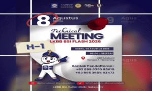 Technical Meeting LKBB BSI Flash 2026 Segera Digelar, Siap Kupas Aturan dan Teknis Lomba