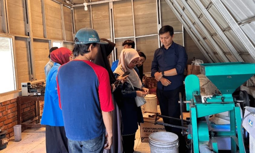Pemanfaatan mesin produksi sebagai bagian dari upaya memperkuat proses pascapanen | Doc. Istimewa
