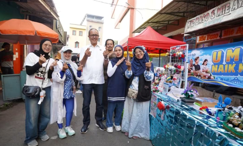 Pelaku UMKM bersama pengunjung turut meramaikan Harhubnas 2026 di kawasan CFD. | Doc: Istimewa